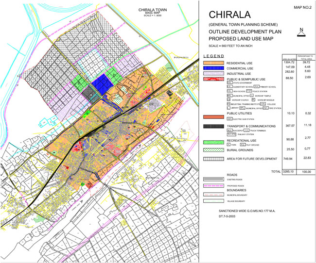 chirala master development plan map