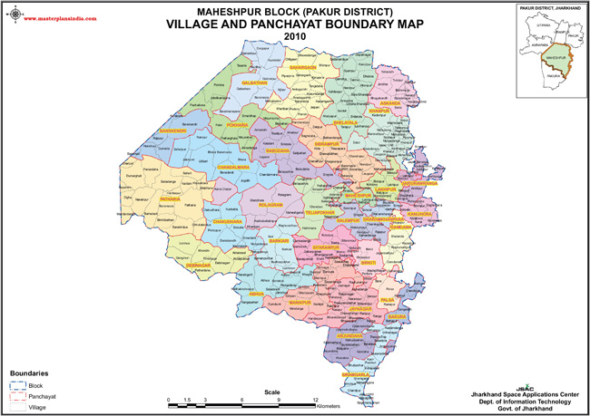 maheshpur block village paanchayat boundary map