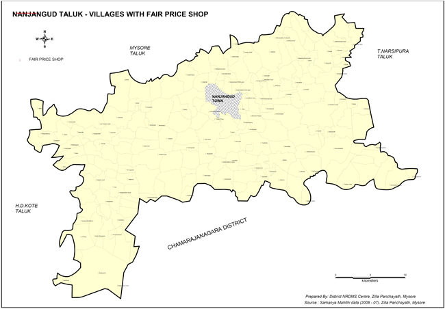nanjagus taluk villages with fair price shop map