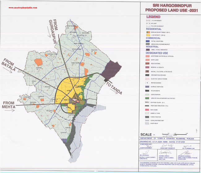 sri hargobindpur master plan 2031 map
