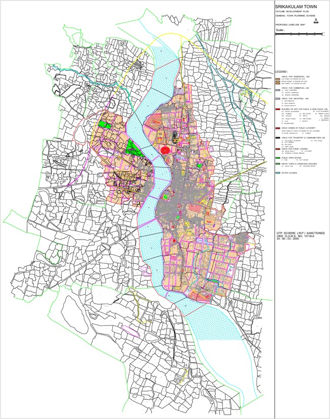 srikakulam master development plan map