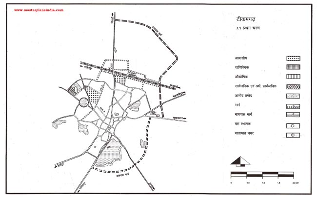 tikamgarh first phase map