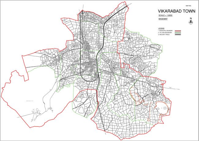 vikarabad base map