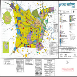 Moradabad Master Plan 2021 Map