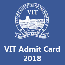 VIT Admit Card 2018