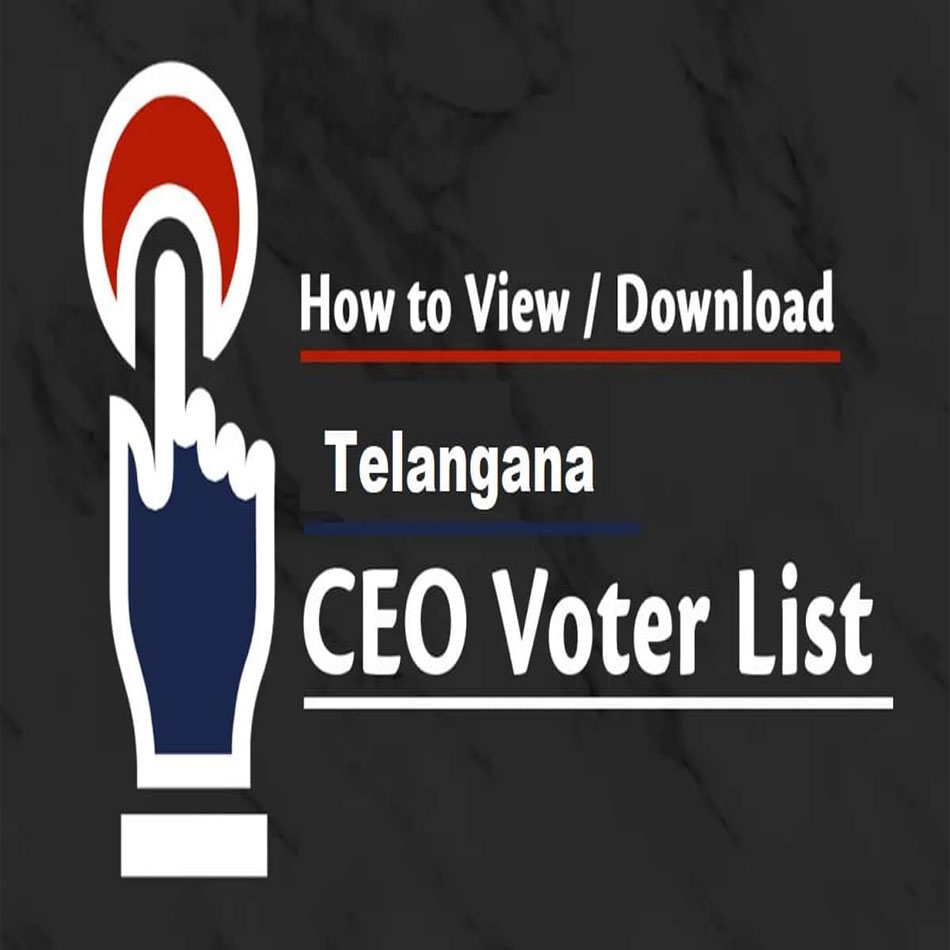 CEO Telangana Voter List with Photo
