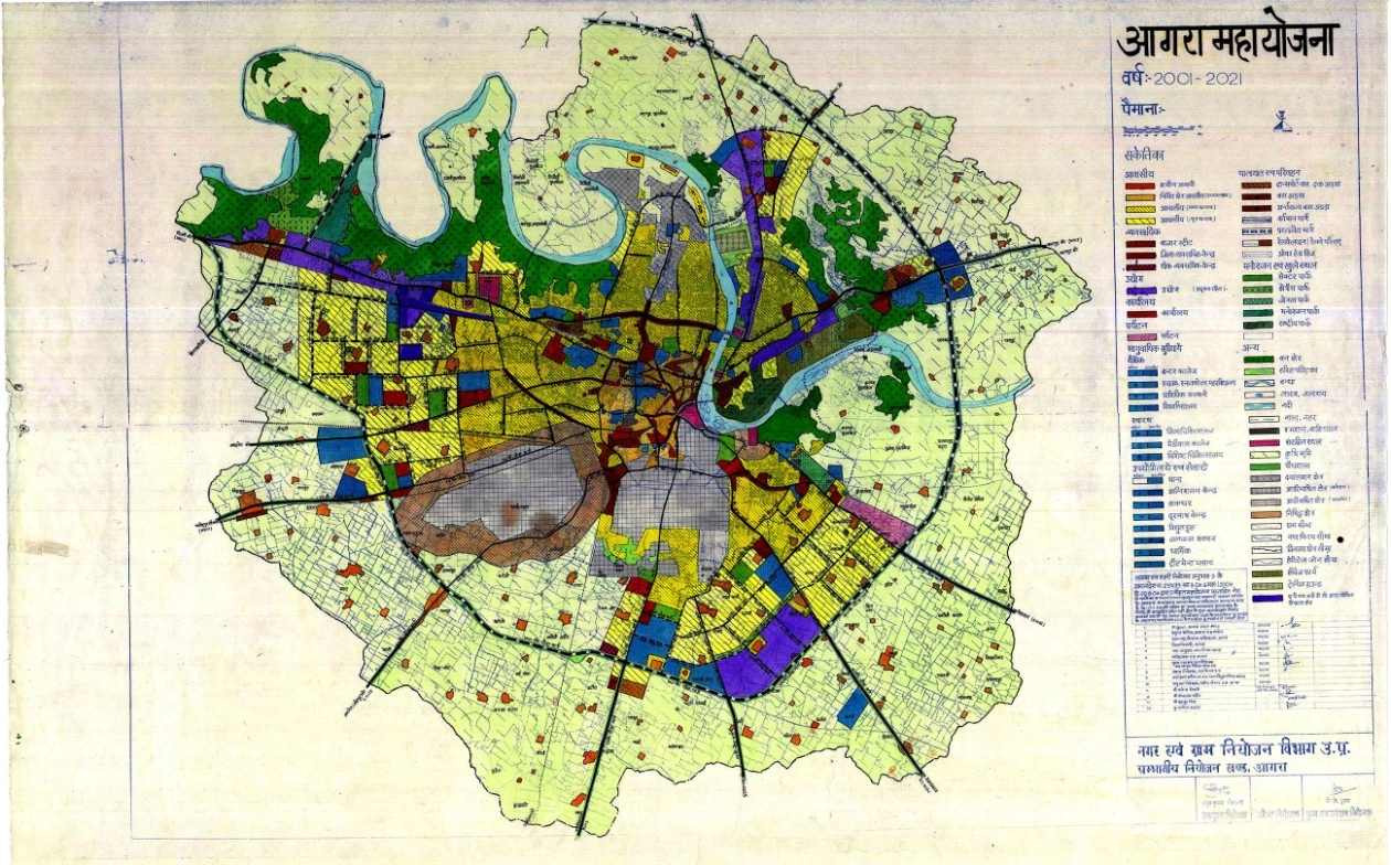 Agra Master Plan 2021 PDF Map