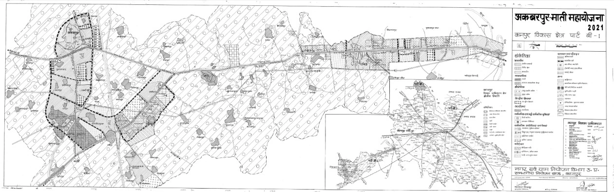 Akbarpur Mati Nagar Master Plan 2021 Kanpur PDF Map