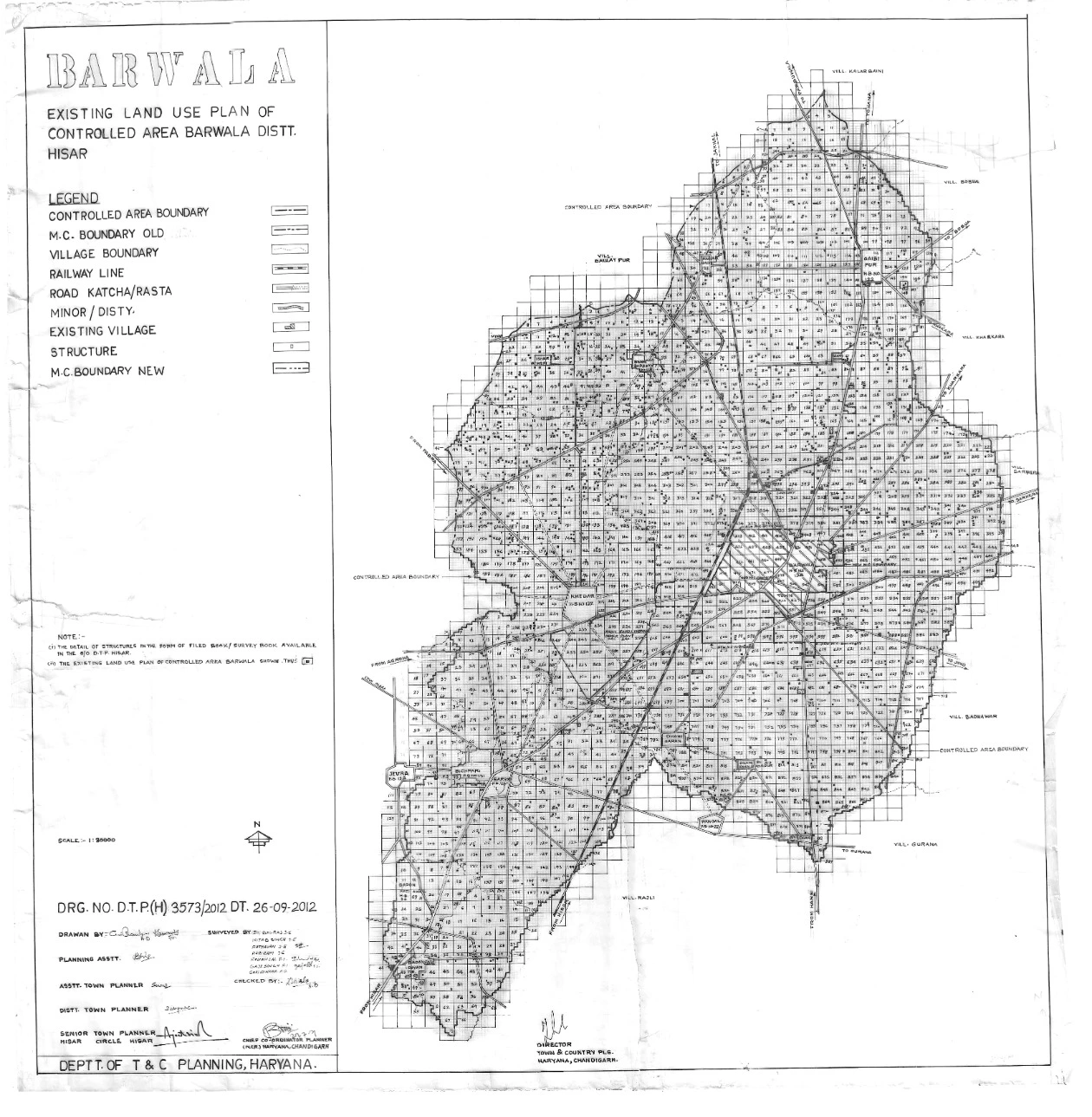 Barwala Draft Development Plan 2041 PDF Map