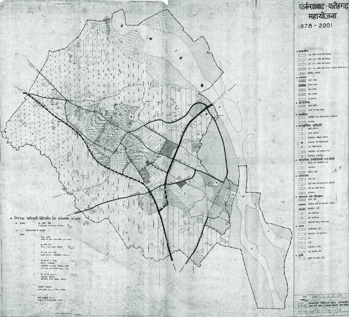 Farrukhabad Fatehgarh Master Plan / Regulated Area Map PDF