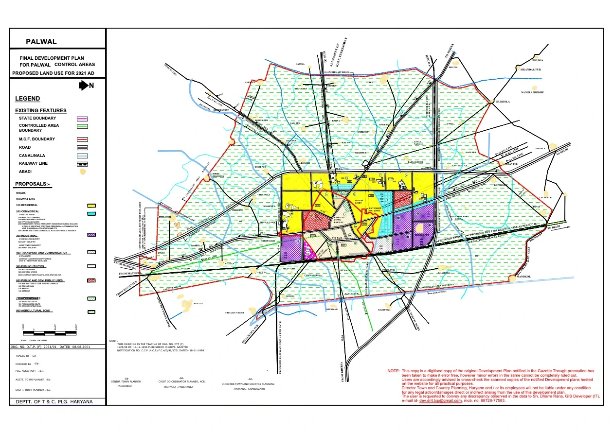 Palwal Master Plan 2031 PDF - Final Development Plan