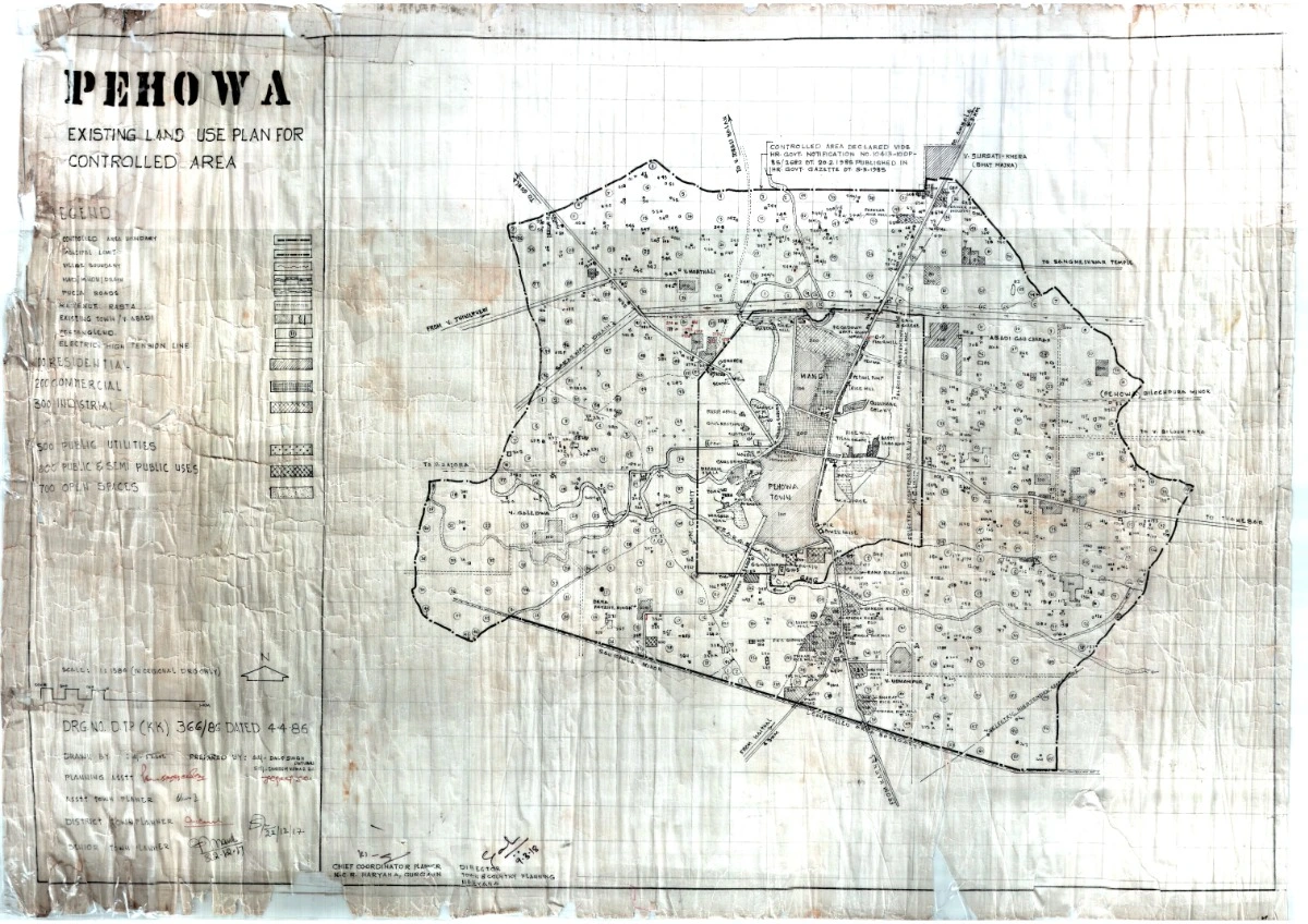 Pehowa Draft Master Development Plan 2031 PDF Map