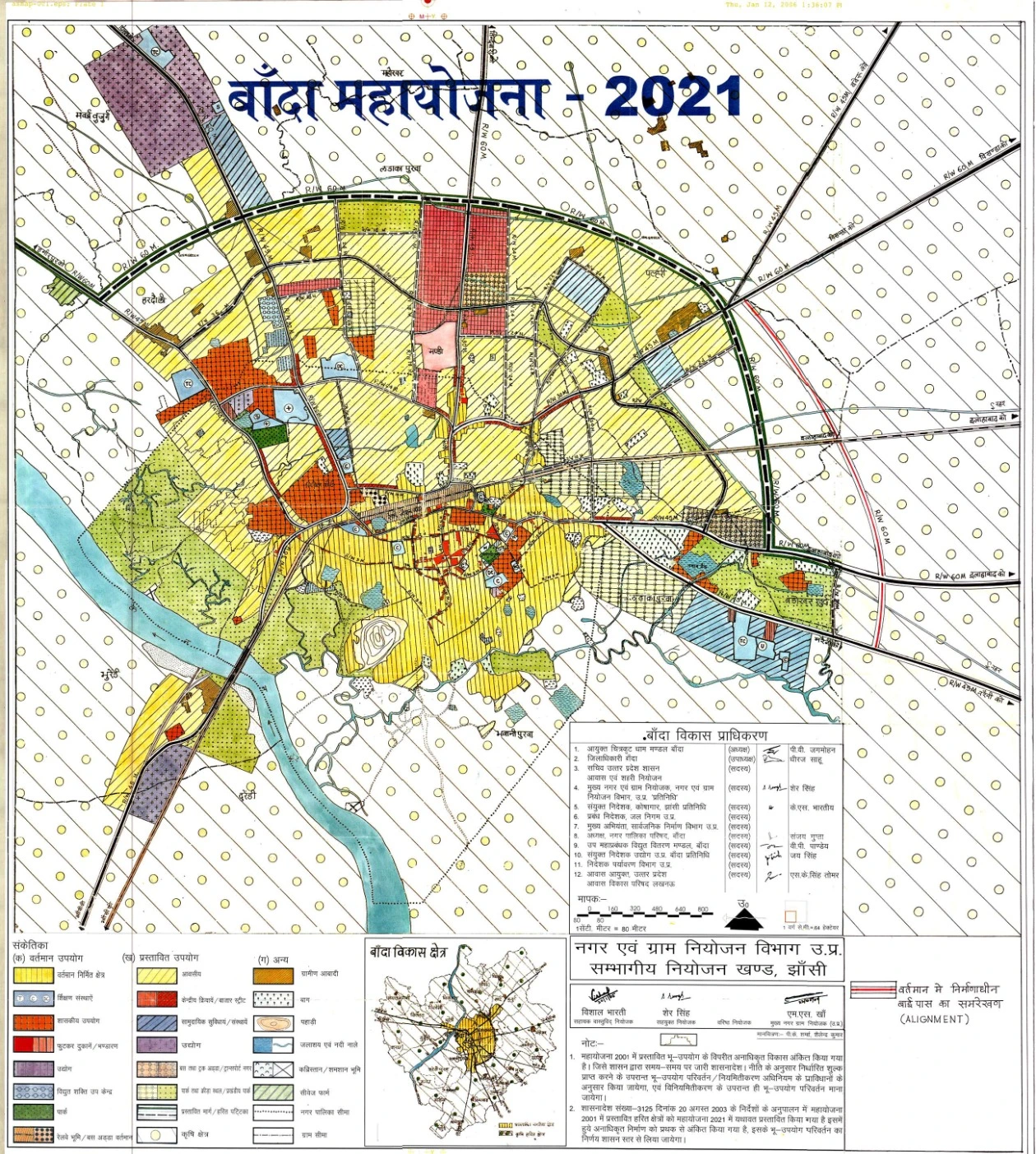 Banda Master Plan 2021 PDF Map