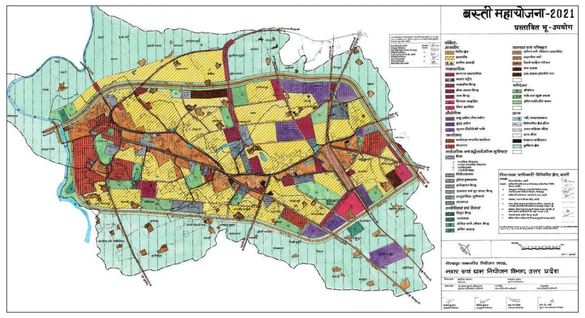 Basti Master Plan 2021 Development Area Map PDF