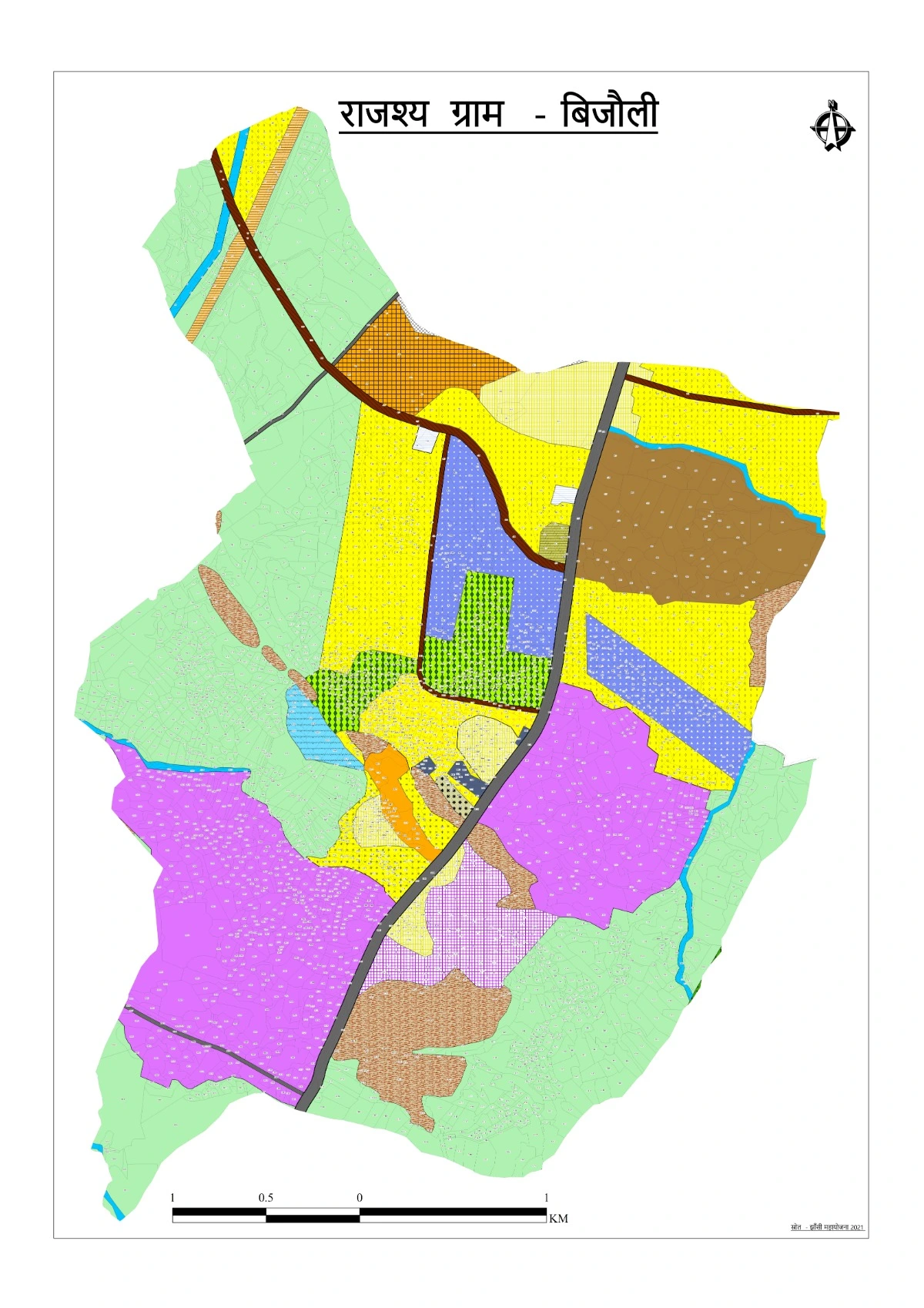 Bijauli Master Plan PDF Map