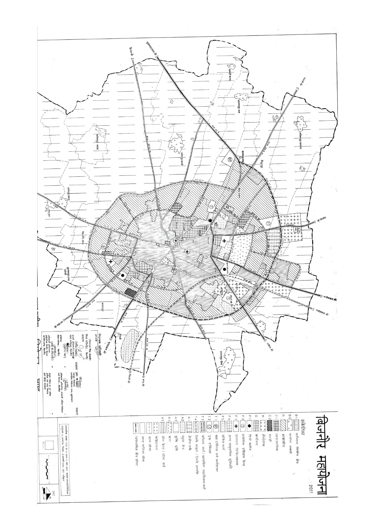 Bijnor Master Plan 2011 Regulated Area Map PDF