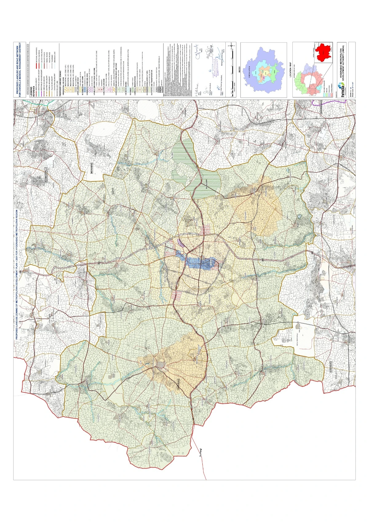 Chevella Master Plan PDF Map 2031