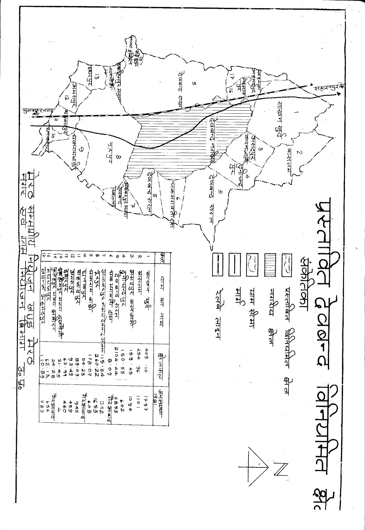 Deoband Master Plan Regulated Area Map PDF