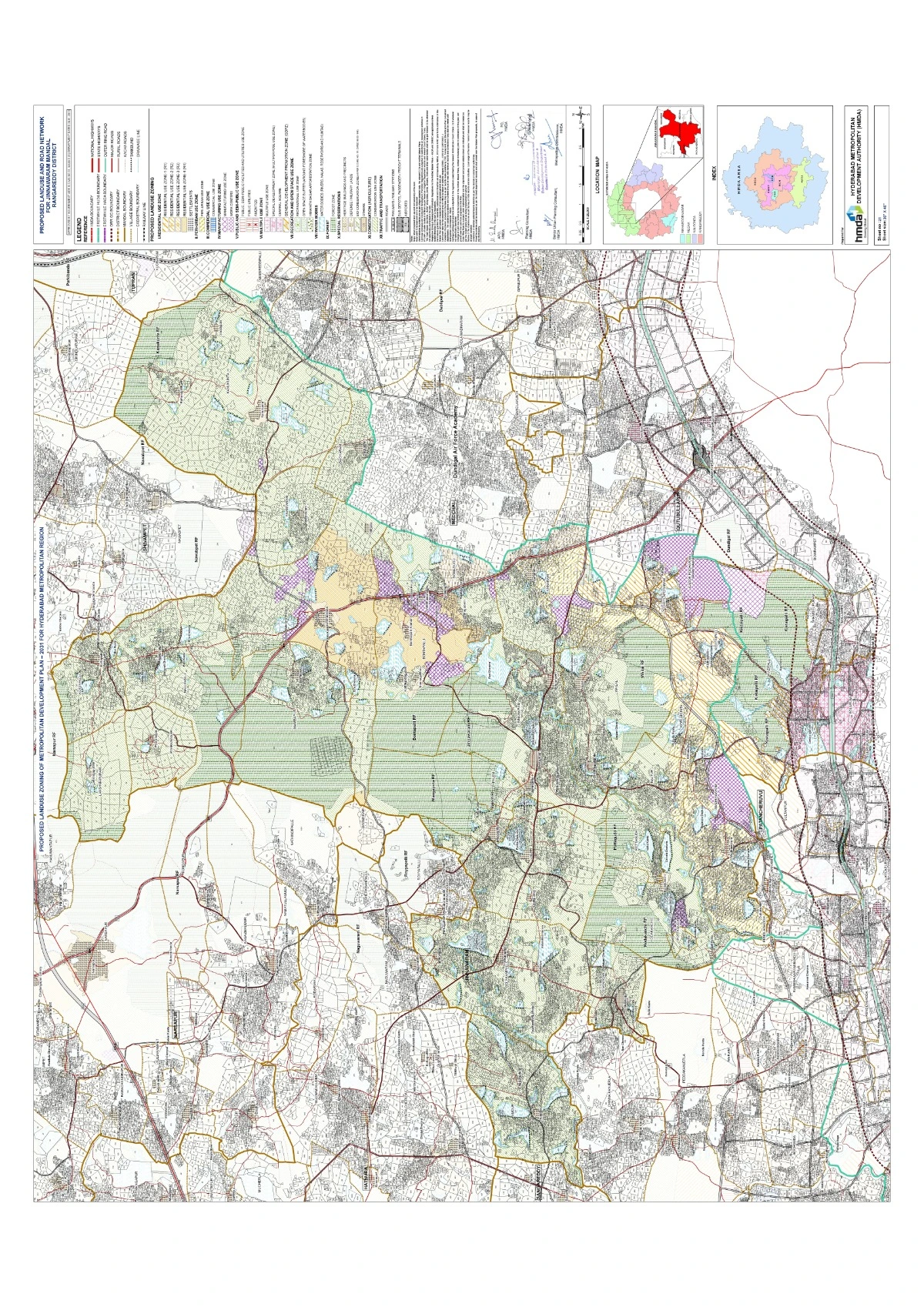 Jinnawaram Master Plan 2031 PDF Map Proposed Landuse