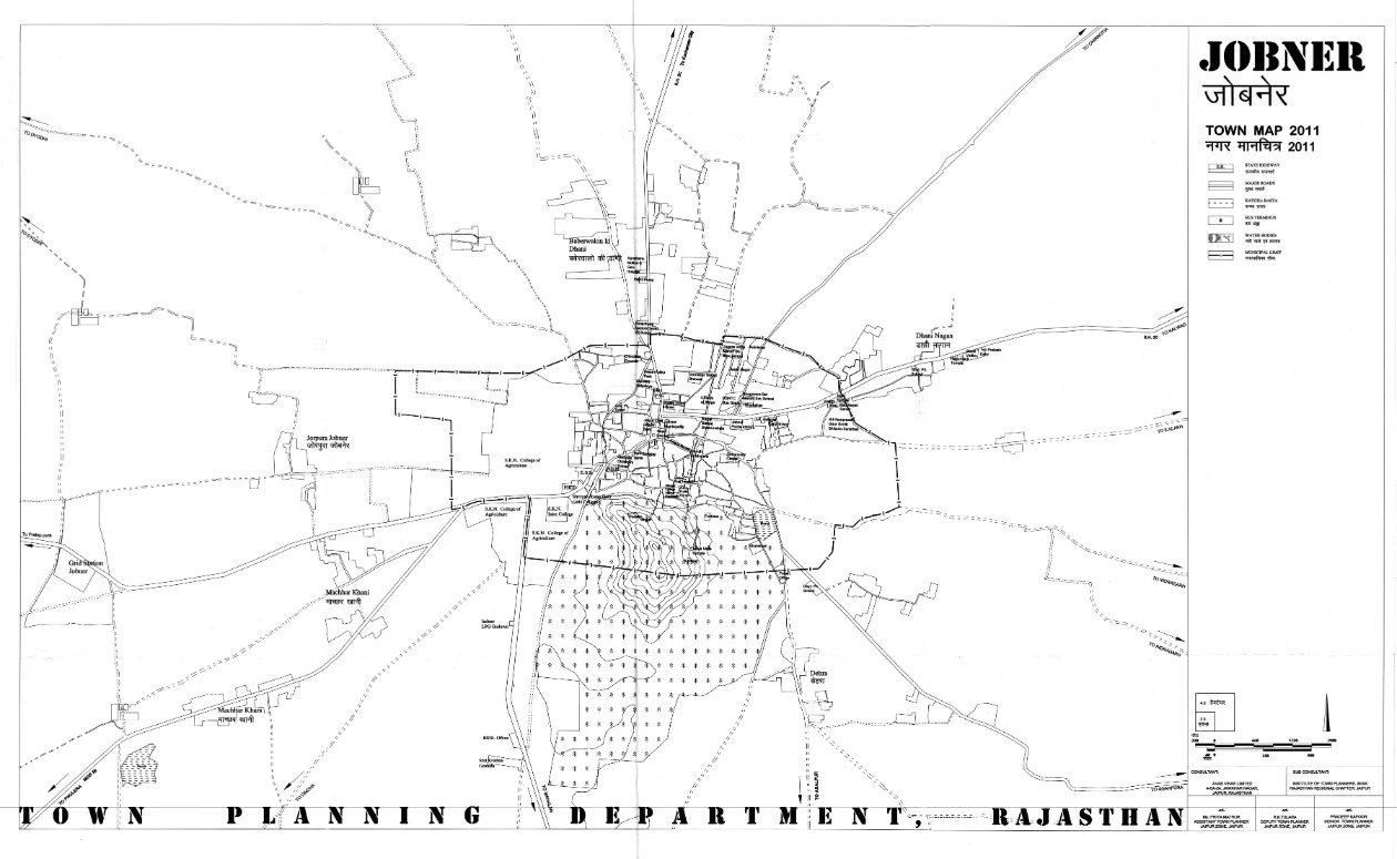 Jobner Master Plan 2031 PDF Map
