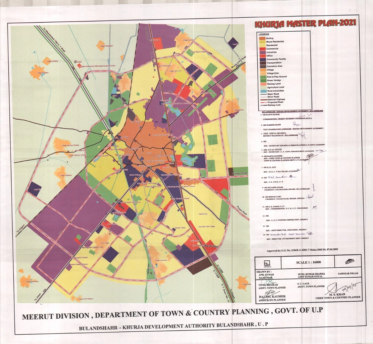 Khurja Master Plan 2021 PDF Map