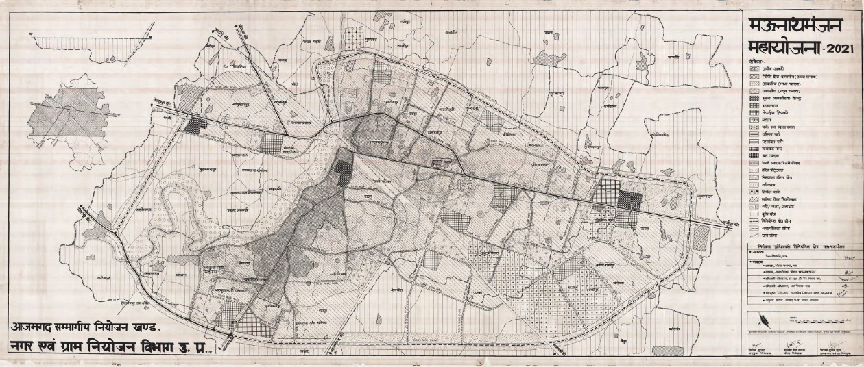 Maunathbhanjan Master Plan Regulated Area Map