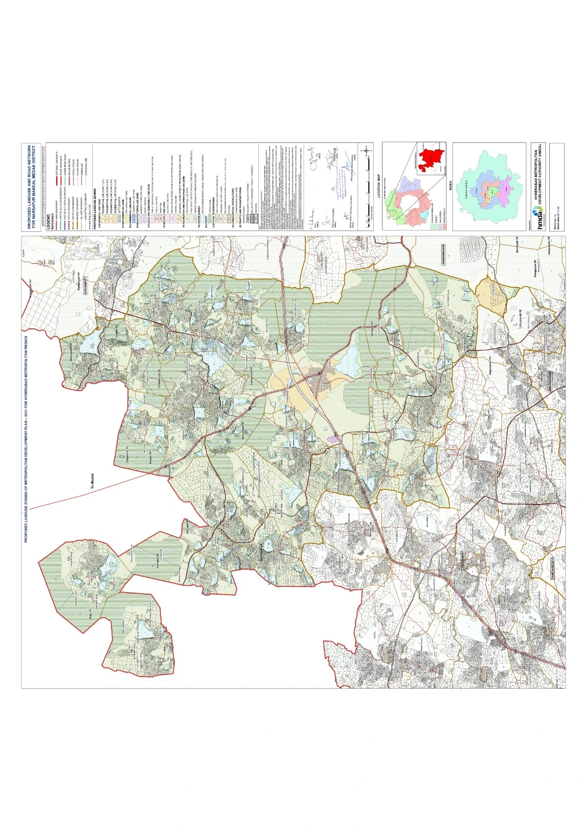 Narsapur Master Plan 2031 PDF Map