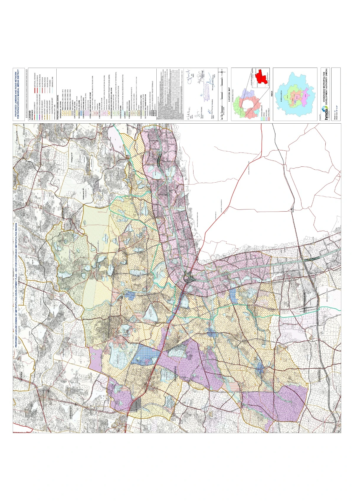 Patancheruvu Master Plan 2031 PDF Map