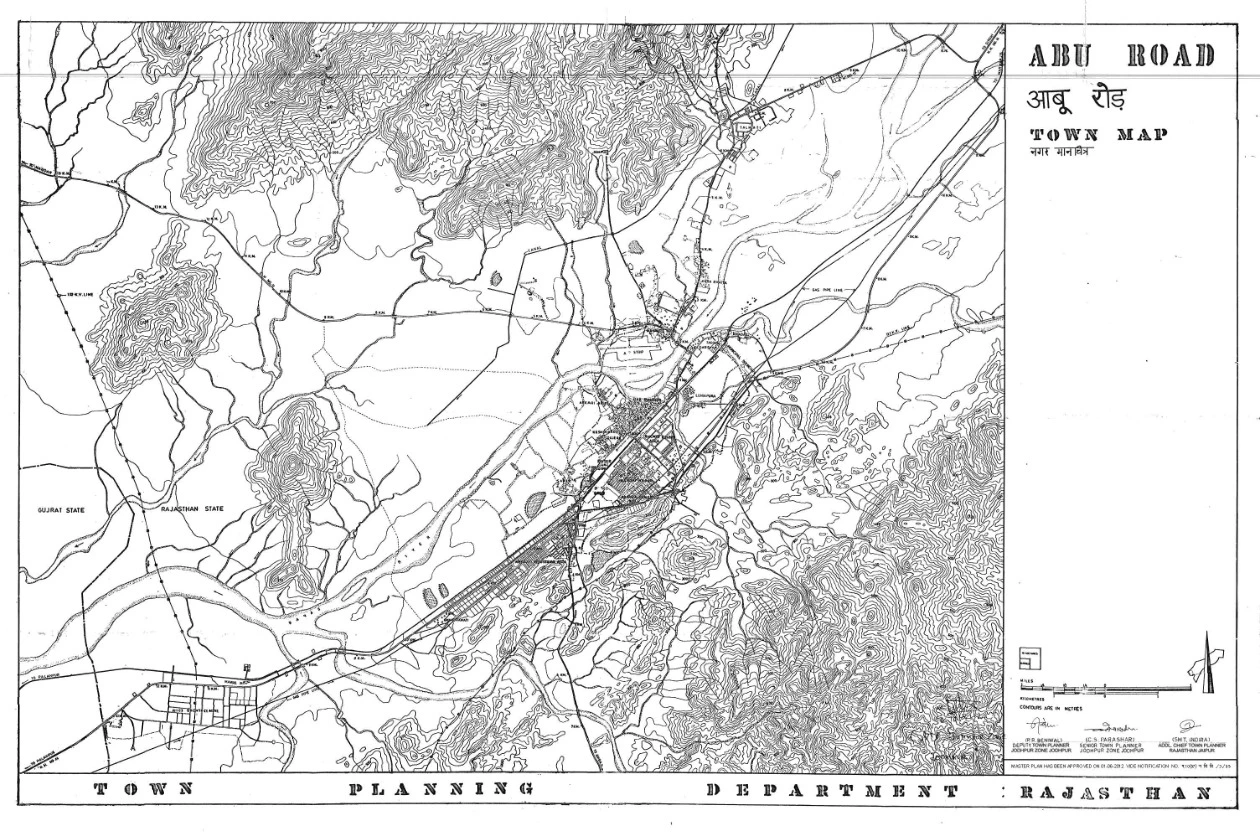 Rajasthan Abu Road Master Plan PDF Map