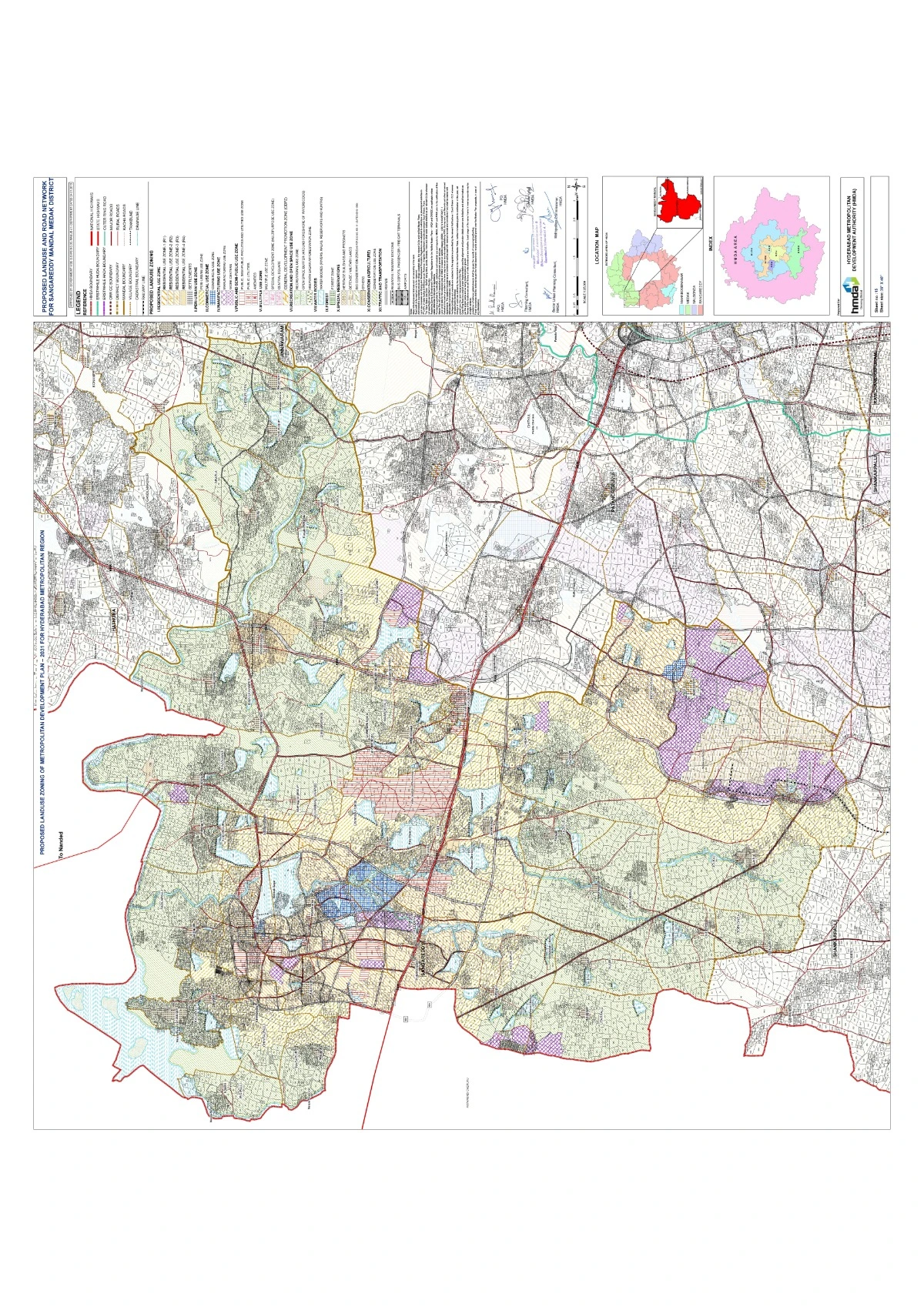 Sangareddy Master Plan 2031 PDF Map