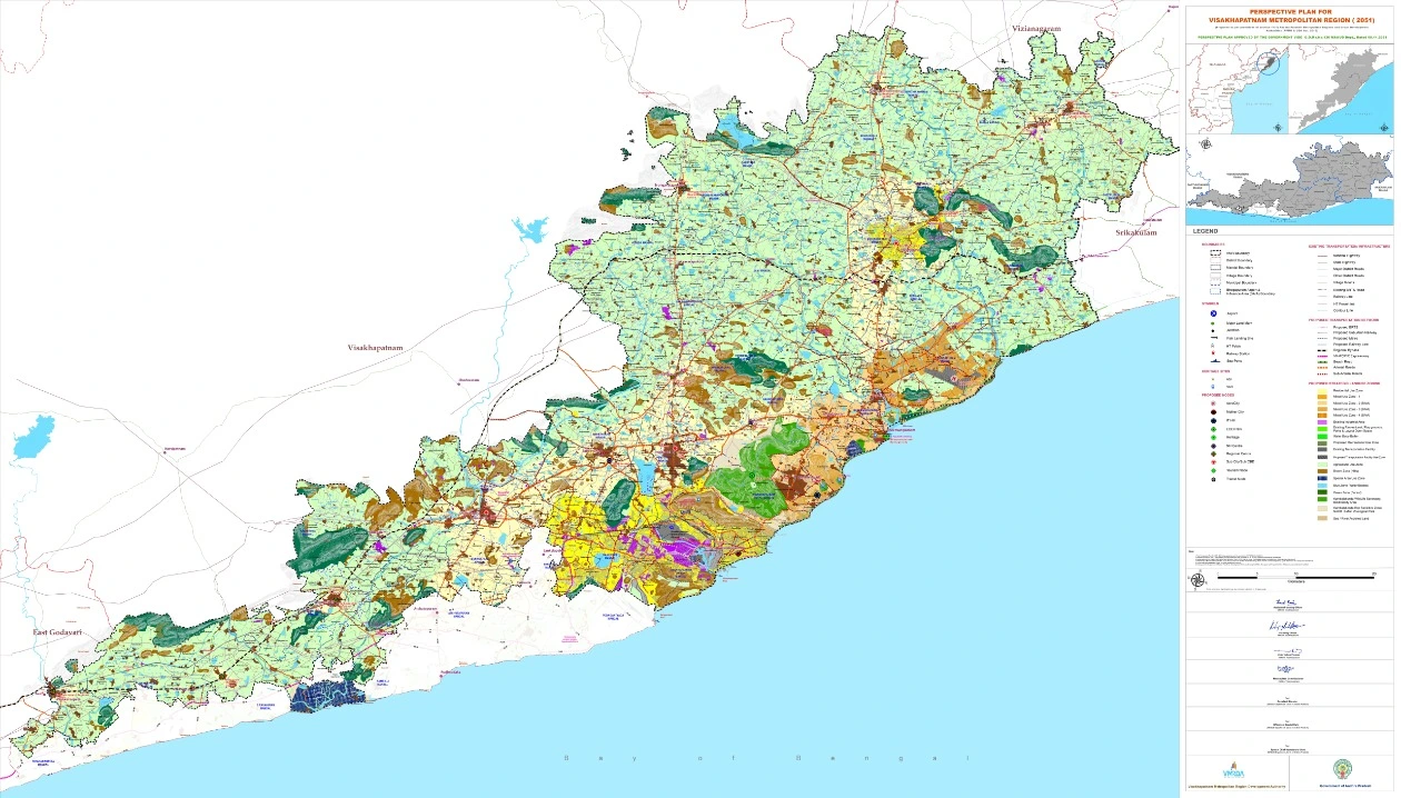 VMRDA Perspective Plan 2051 PDF Map in English