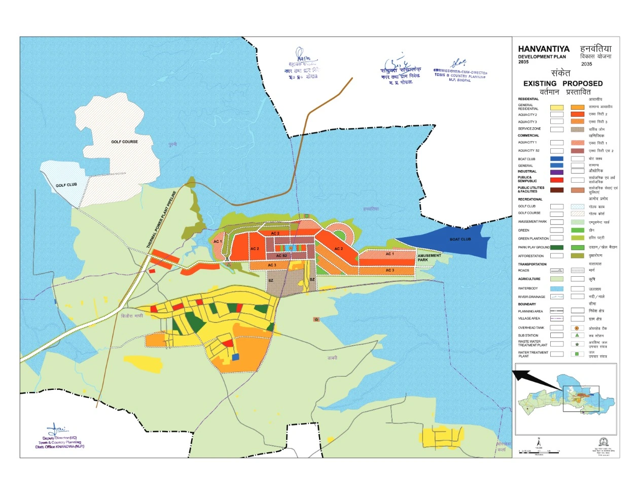 Hanvantiya Master Plan 2035 PDF Map