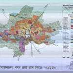Khandwa Development Plan 2031 - Khasra Wise Land Use Map PDF (Draft)