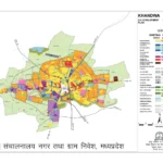 Khandwa Master Plan Map 2031 PDF