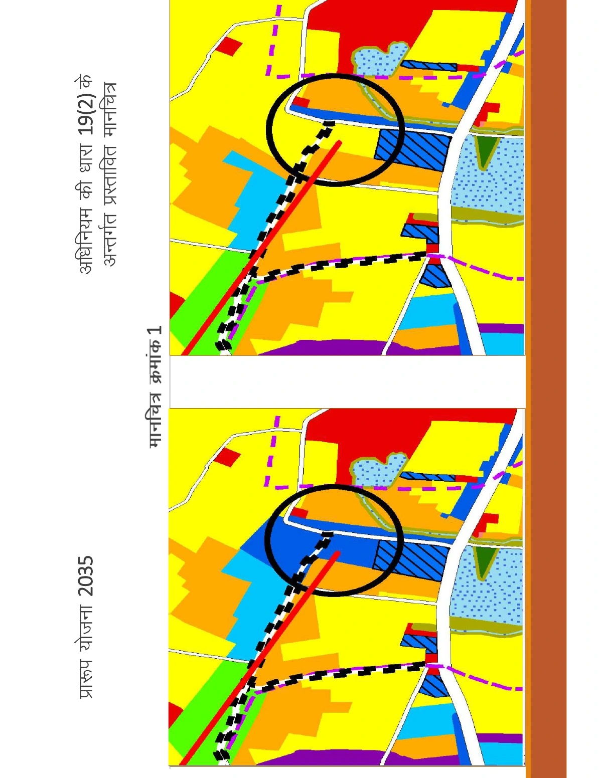 Khandwa Proposed Land Use Map 2035 PDF Section 19(2)