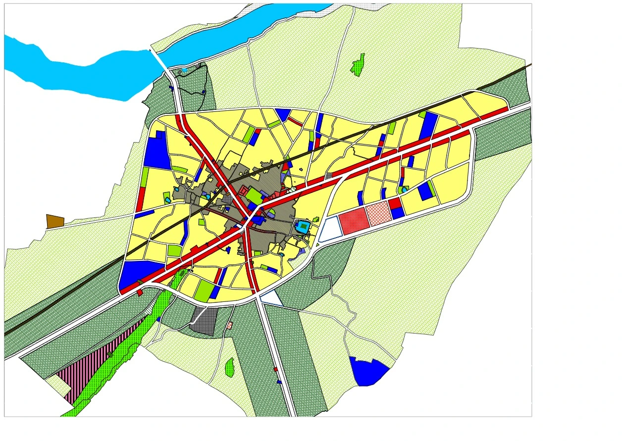 Mahwa Master Plan 2038 PDF Map