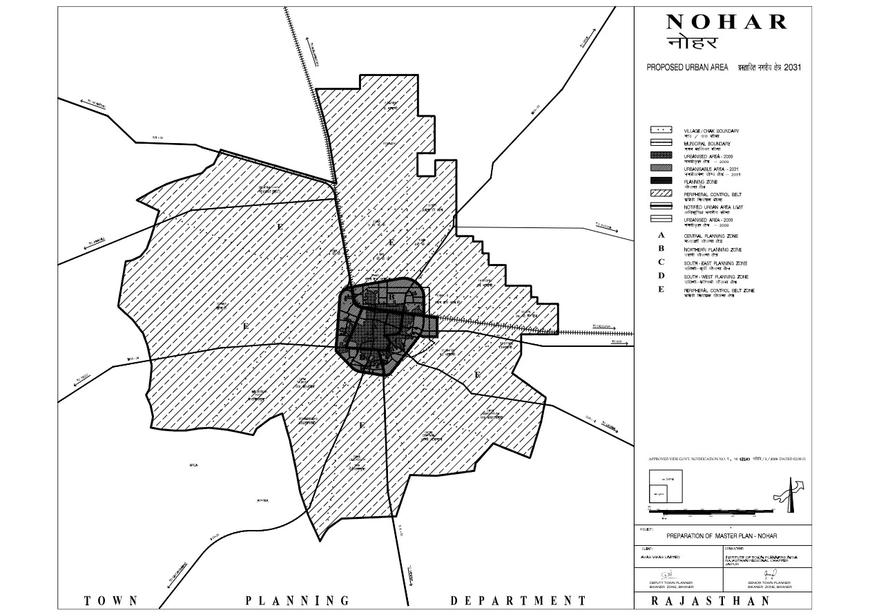 Nohar Master Plan 2031 PDF Map