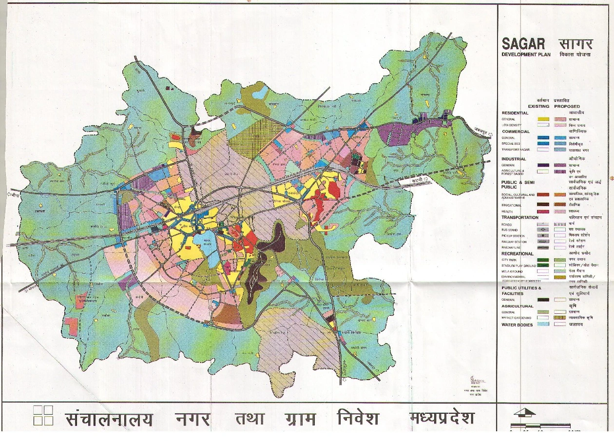 Sagar Development Plan PDF Map