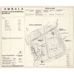 Sector 40 Ambala Sectrol Plan of Residential PDF Map