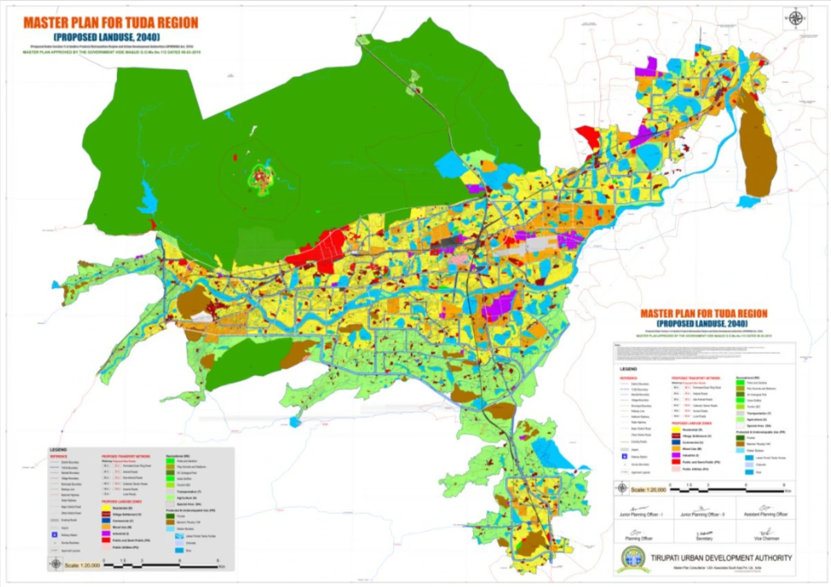 TUDA Master Plan 2040 PDF Map