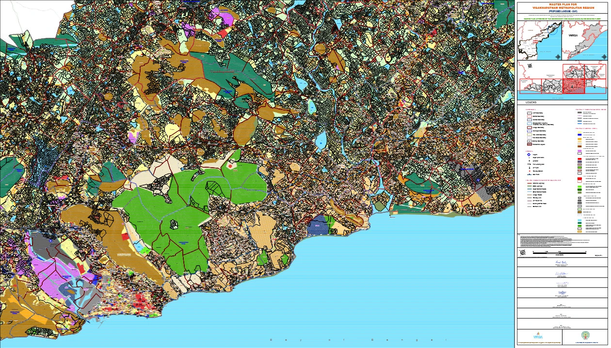 VMR Master Plan 2041 PDF Map of Visakhpatnam Metropolitan Region (Proposed Landuse)