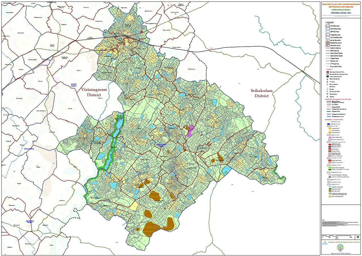 VMRDA Cheepurupalli Master Plan 2041 PDF Map